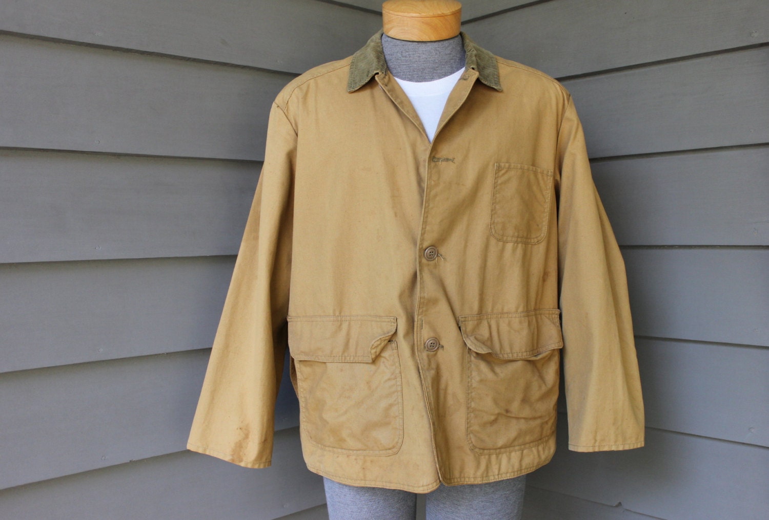 Vintage 50's - 60's -no Name- Men's Hunting Jacket W/ Game Vintage 50's - 60's -no Name- Men's Hunting Jacket W/ Game