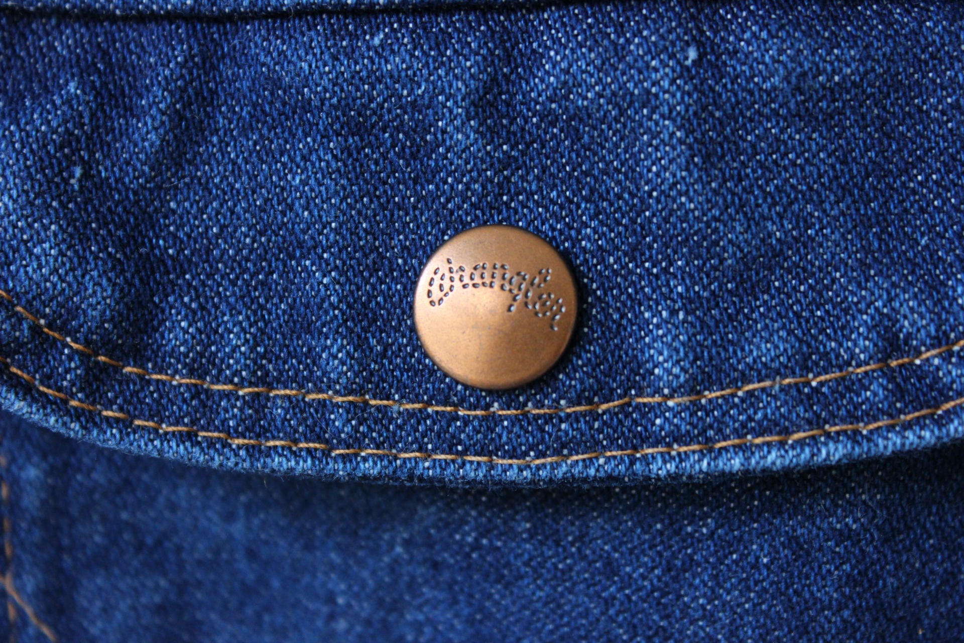 Vintage 1980's wrangler Men's 4 Pocket Denim Jacket. - Etsy Vintage 1980's wrangler Men's 4 Pocket Denim Jacket. - Etsy