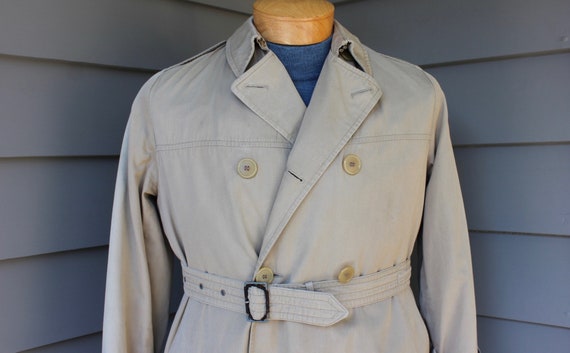 vintage 1960's Men's -Brooks Brothers- Raincoat. Kha… - Gem