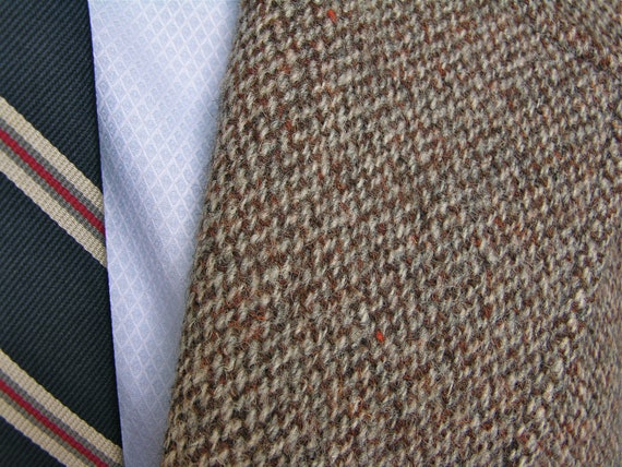 Vintage 1970's -unknown Maker- Men's Tweed Sport Coat Vintage 1970's -unknown Maker- Men's Tweed Sport Coat