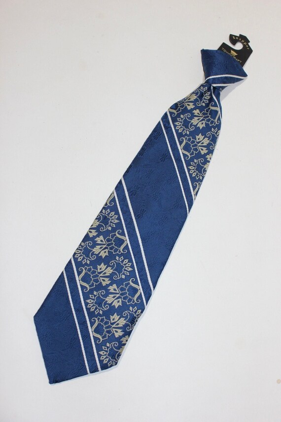 vintage 1970's -Snapper- clip-on neck tie from JCP