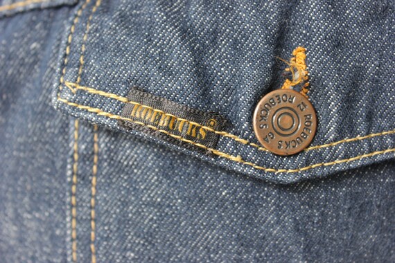 vintage 1960's -Roebucks- Men's denim jacket. Two… - image 3