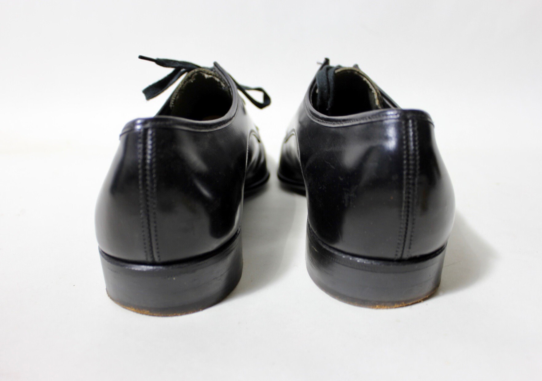 Vintage 1960's -penney's / Towncraft- Men's Plain Toe Derby