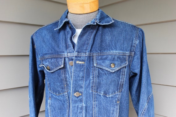 vintage 1980's -Sound Barrier- Men's denim jacket… - image 1