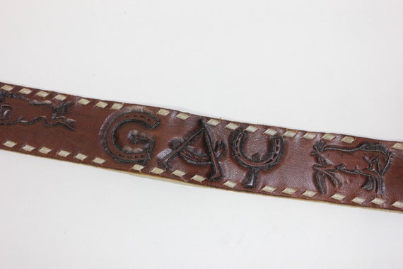 Vintage sunset Trails Western Buckle & Belt. Sterling Silver - Etsy