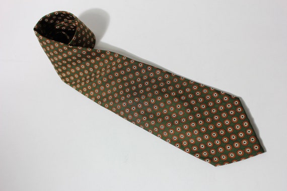 JOHN COMFORT Jacquard Tie brown × navy