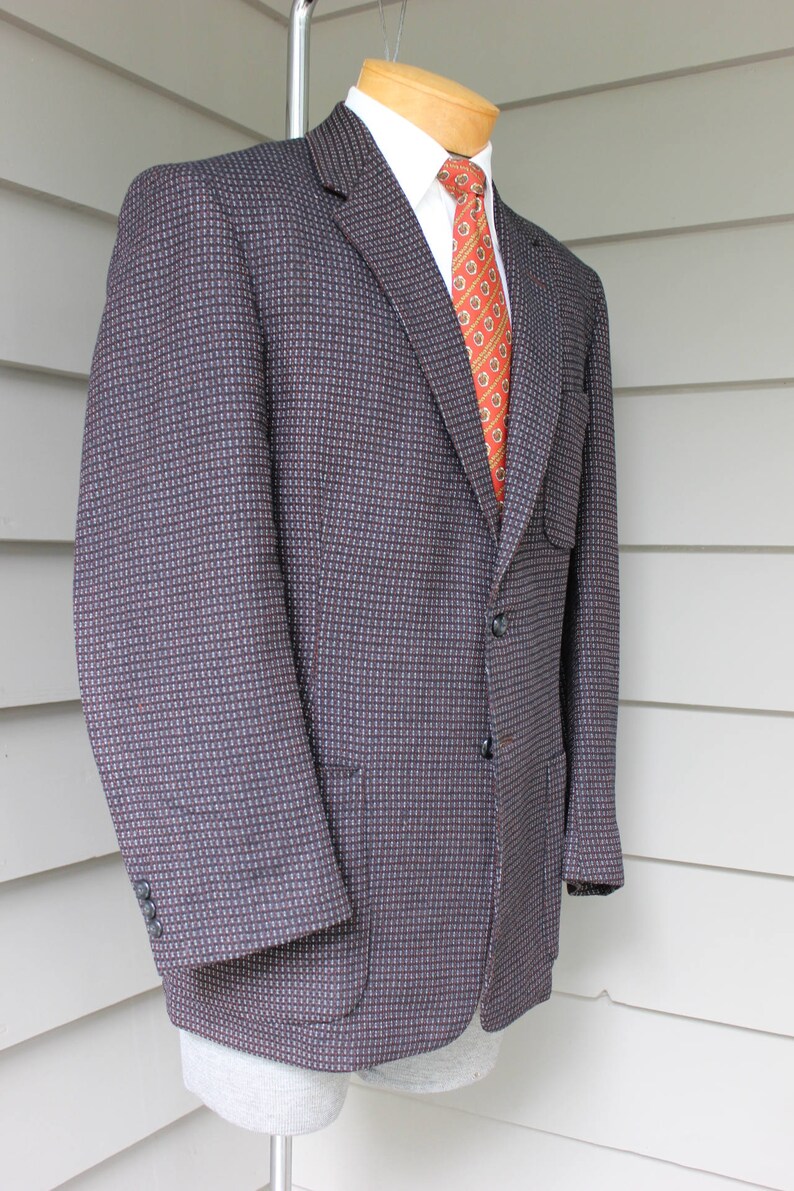 Bold 1950's Vintage Men's Patch Pocket Sport Coat. Etsy