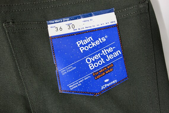 vintage 1970's -JCPenney-  "Plain Pockets" jeans.… - image 7