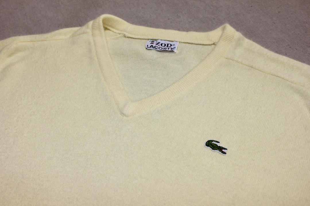 Izod Lacoste Velour Track Suit L 70s Maroon Green Stripe