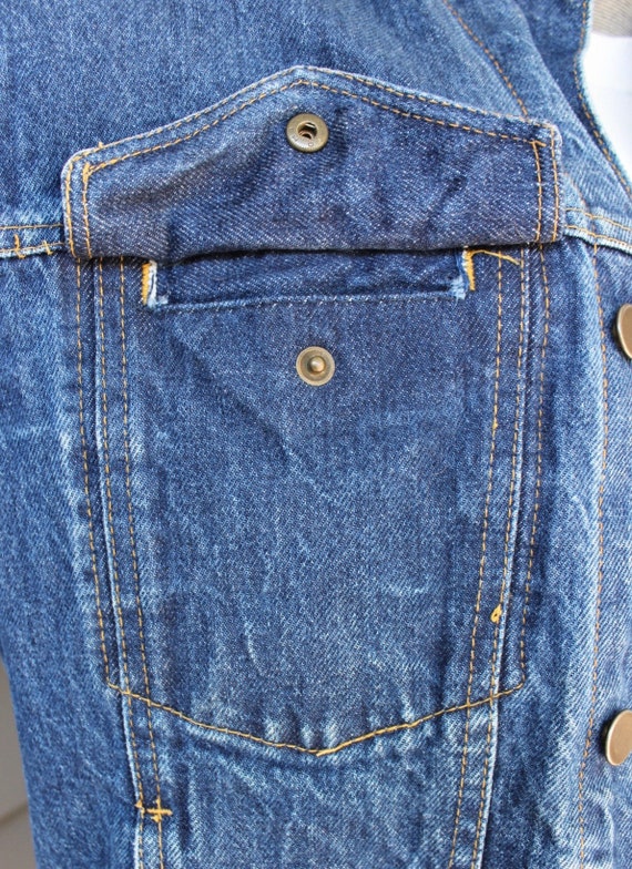 vintage 1980's -Sound Barrier- Men's denim jacket… - image 7