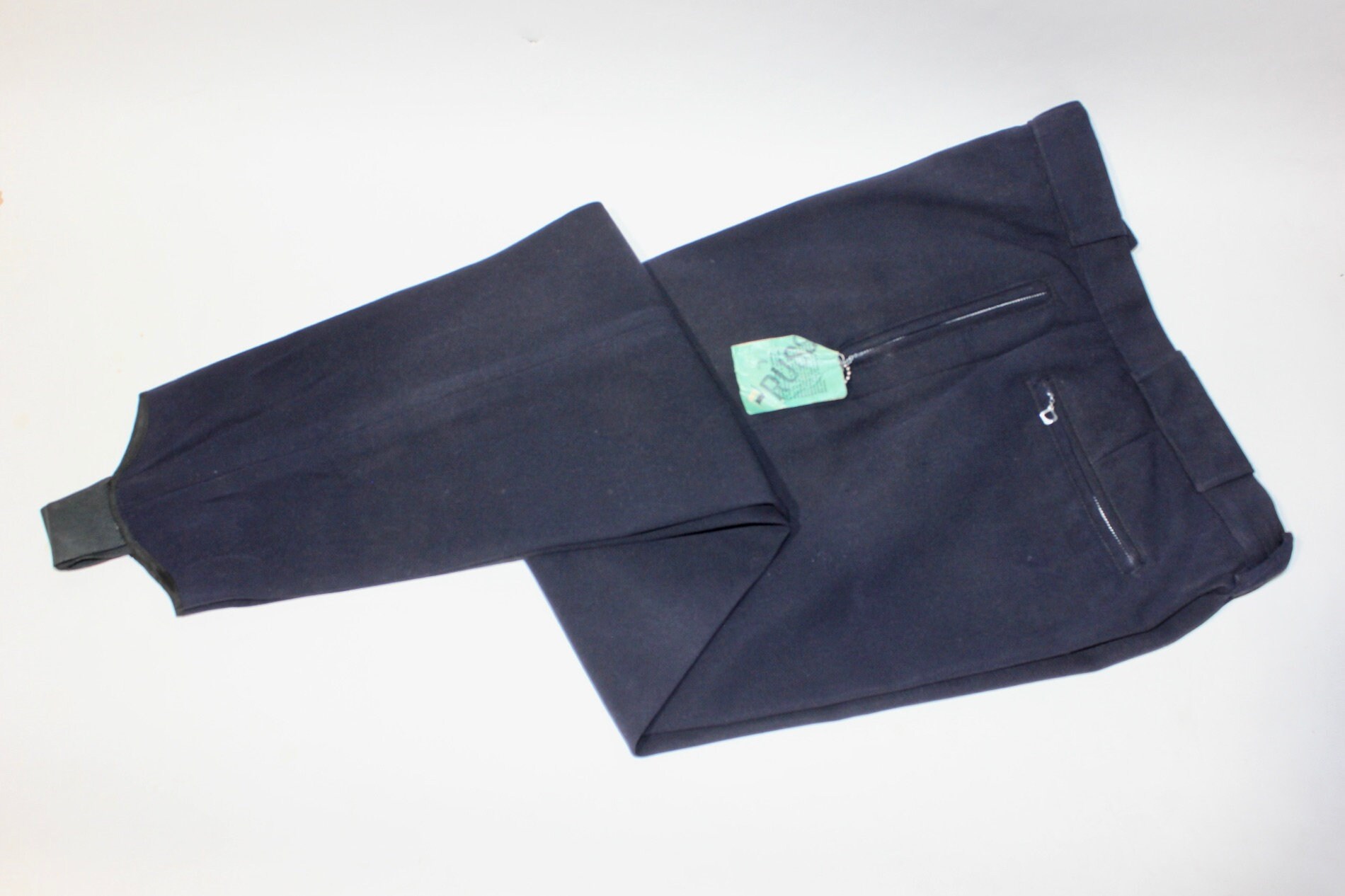 【60s】Vintage Wool Trousers RapidZip Navy Vintage 1960s US NAVY Sailor mens 100% wool pants size 30R