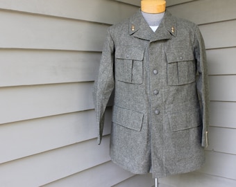 ●きなこ●Swedish militaryスモックブラウス note et silence （ノートエシロンス）の「swedish military