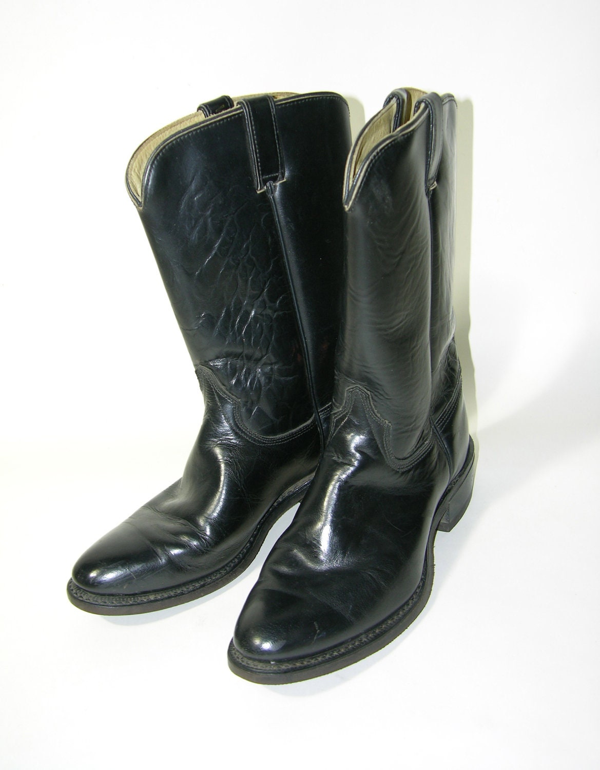 cowboy style motorcycle boots