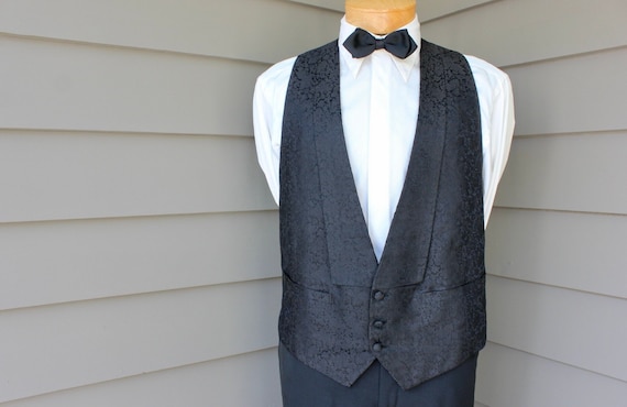 vintage c. 1967 bespoke Men's formal waistcoat. B… - image 1