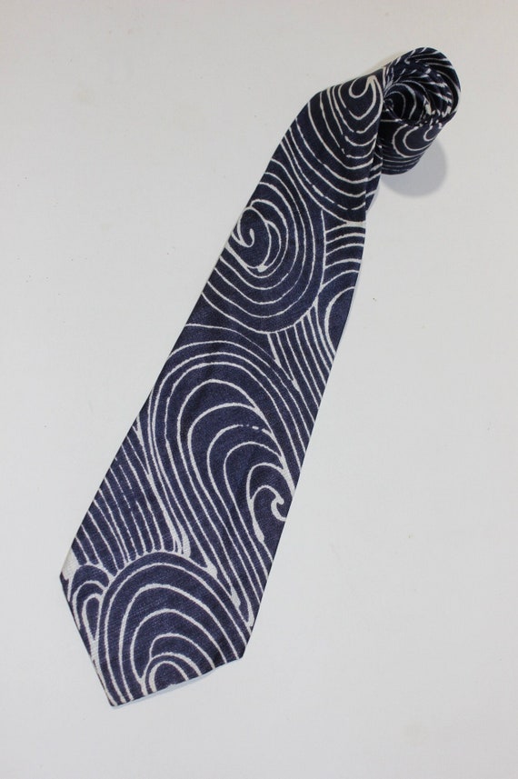 vintage 1970's Men's neck tie. Custom or Home made