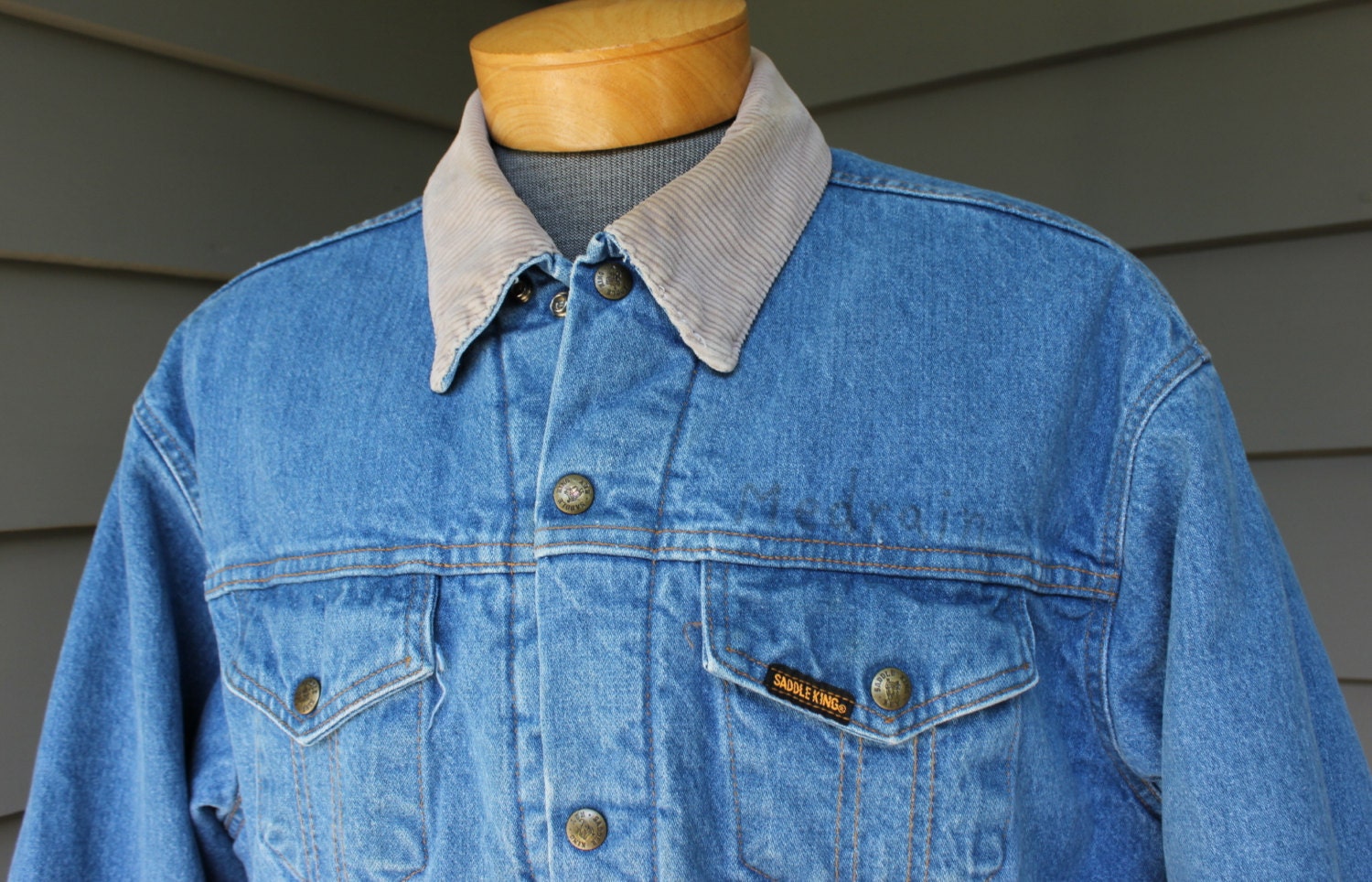 saddle king western denim jacket