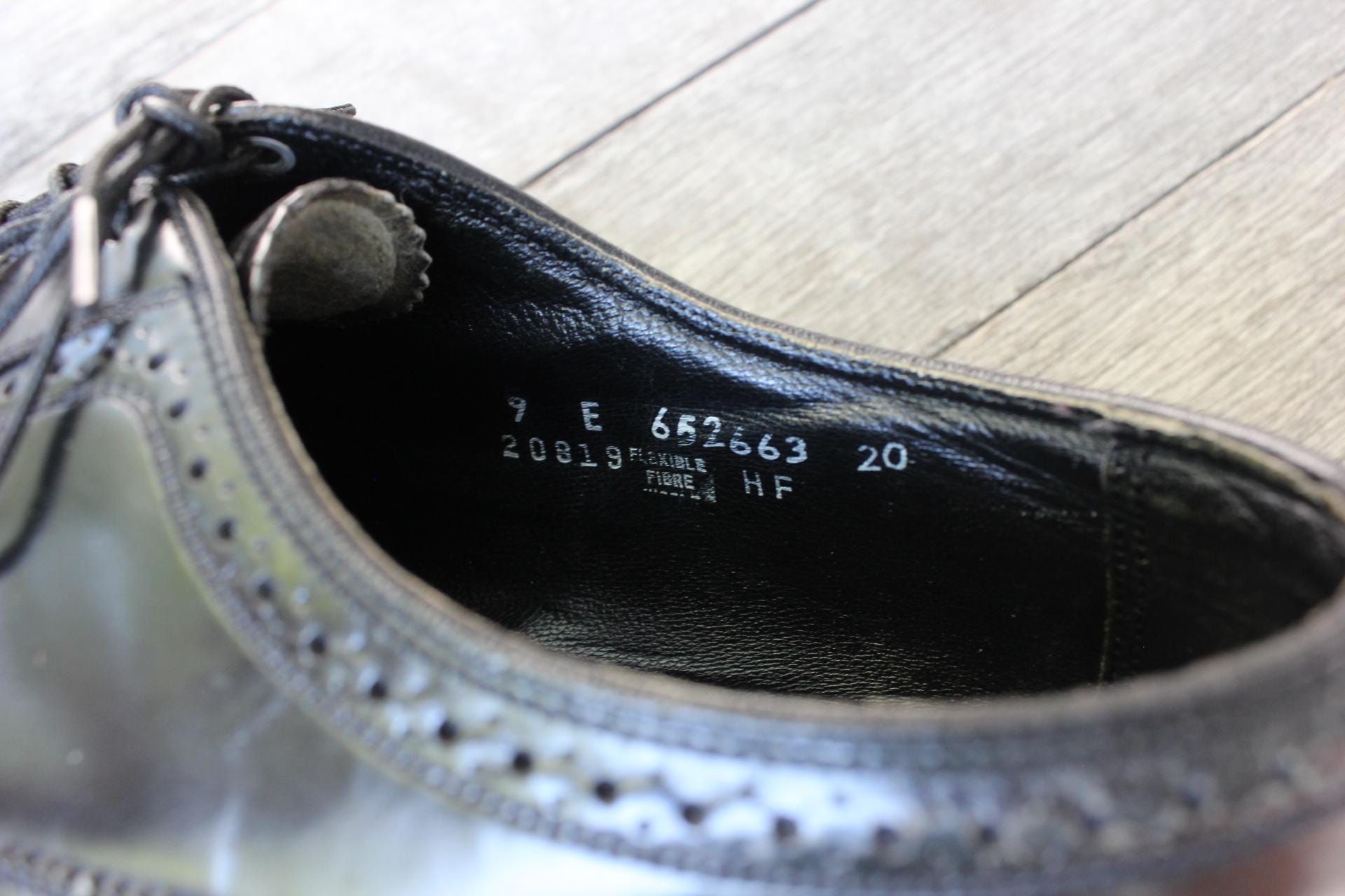 Vintage 1980's -florsheim- 'varsity' 20819 Long Wing Brogues