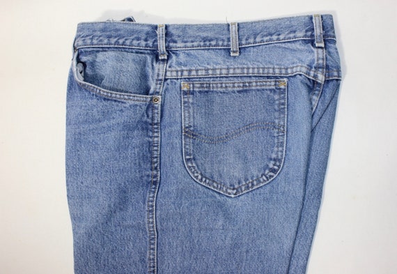 Vintage 70's - 80's -lee 'riders'- 5 Pocket Jeans. Washed Vintage 70's - 80's -lee 'riders'- 5 Pocket Jeans. Washed