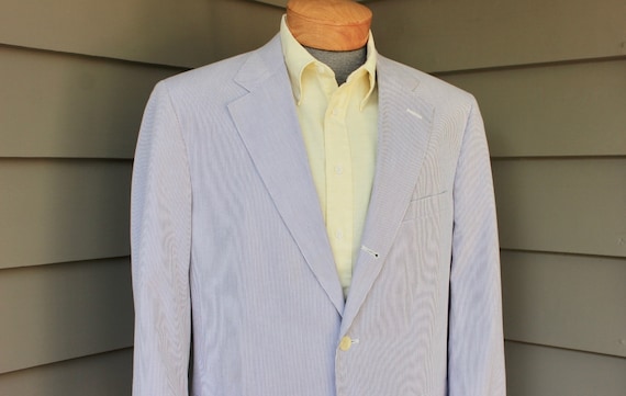 Vintage 1980's -brooks Brothers- Men's Summer Weight Sport Vintage 1980's -brooks Brothers- Men's Summer Weight Sport