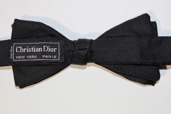 christian dior bow tie