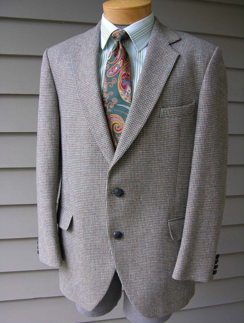 Vintage Alexandre Men's Donegal tweed sport coat. | Etsy