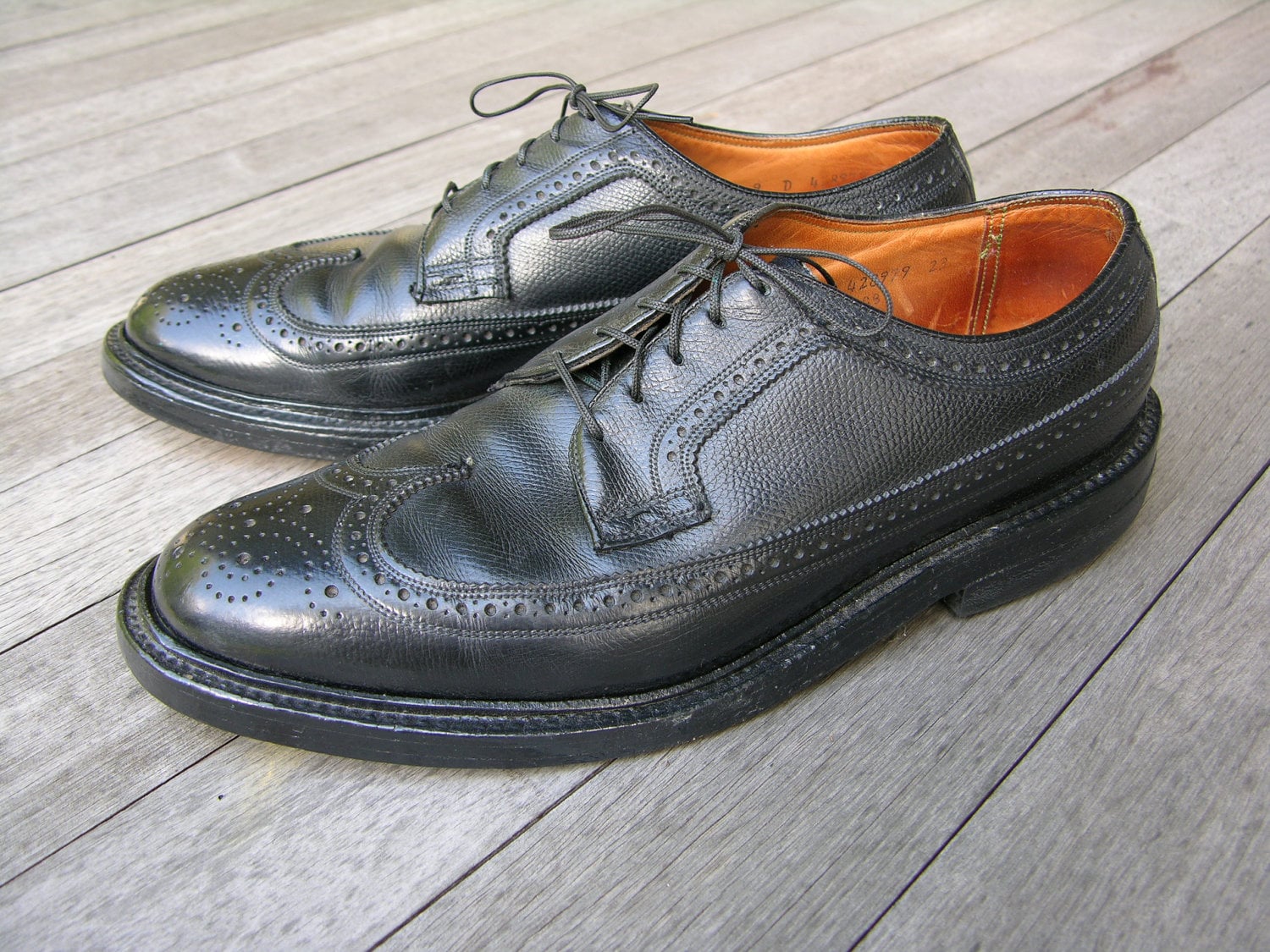 The Shoe...vintage Florsheim Imperial Kenmoor Long Wing Brogues