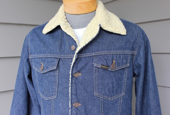 vintage 1960's -Roebucks- Men's denim jacket. Two… - image 1