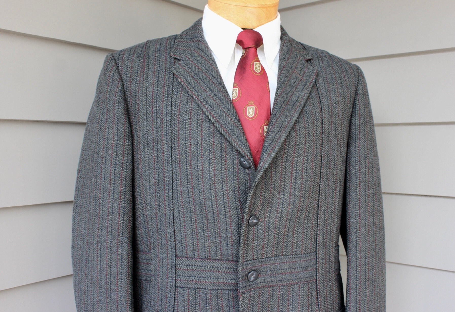 Tweed Norfolk Jacket - Etsy Tweed Norfolk Jacket - Etsy