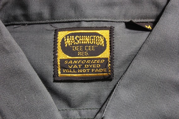 上品なブランド Dee -washington 50's Vintage Cee- Old 'new Shirt. Work Men's トップス