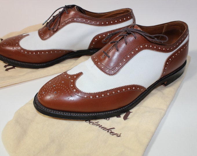 Newer Vintage alden Wingtip 'spectators'. Cognac & - Etsy