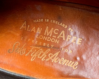 【60s〜70s】コードバン Alan Mcafee 英国製 ヴィンテージ 60s〜70s】コードバン Alan Mcafee 英国製 ヴィンテージ