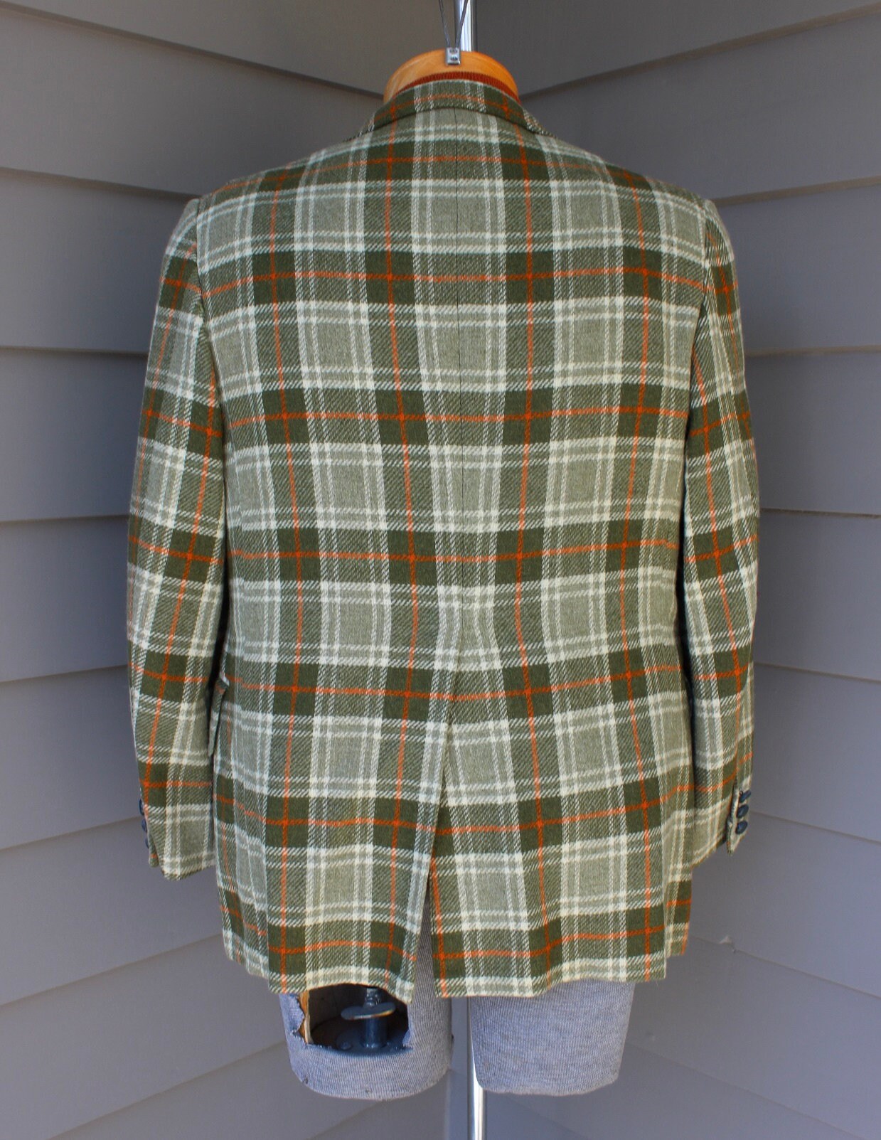 Vintage 1970's -cricketeer- Men's Wide Lapel Tweed Sport
