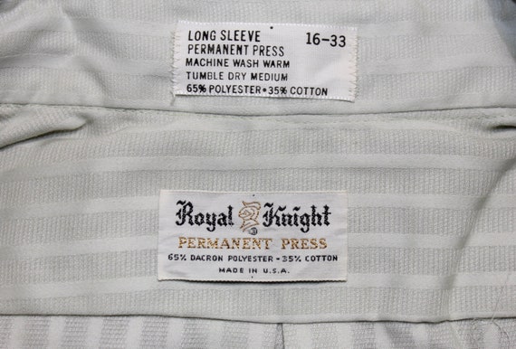 vintage 1970's -Royal Knight- Men's long sleeve d… - image 8