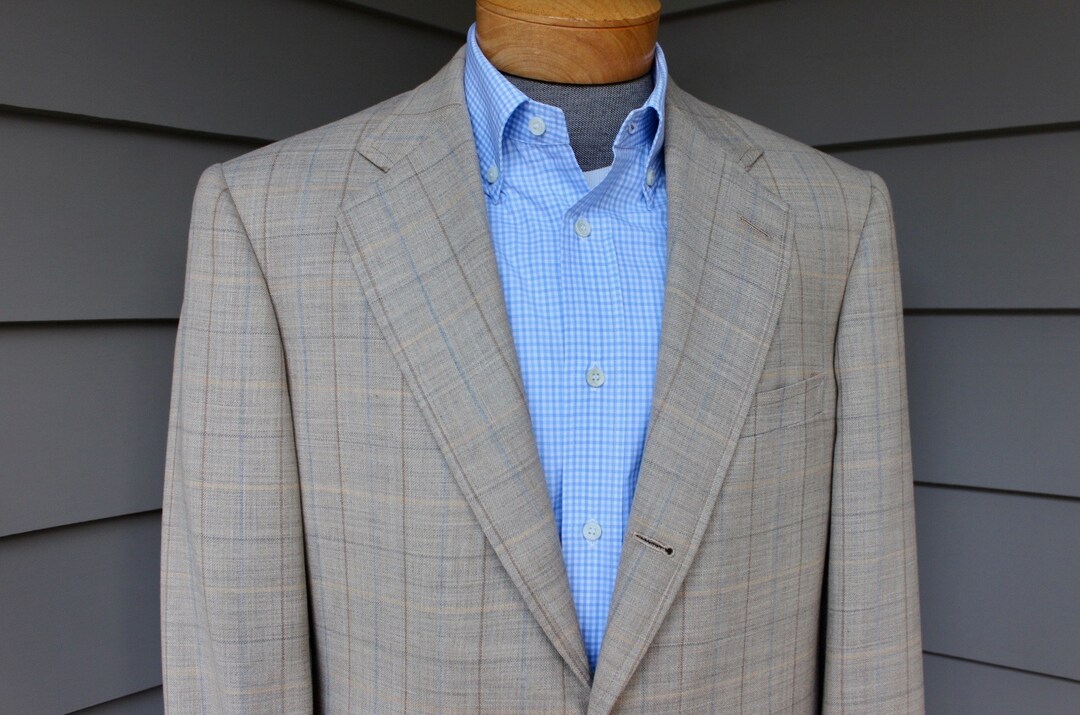 Vintage 1990's norman Hilton Ivy Style Sport Coat. 3 / 2 - Etsy