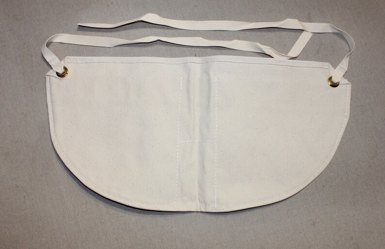 /'New Old Stock/' One size fits all vintage style -Idaho Canvas Products Co.- nail apron Heavy duty cotton canvas with tie straps