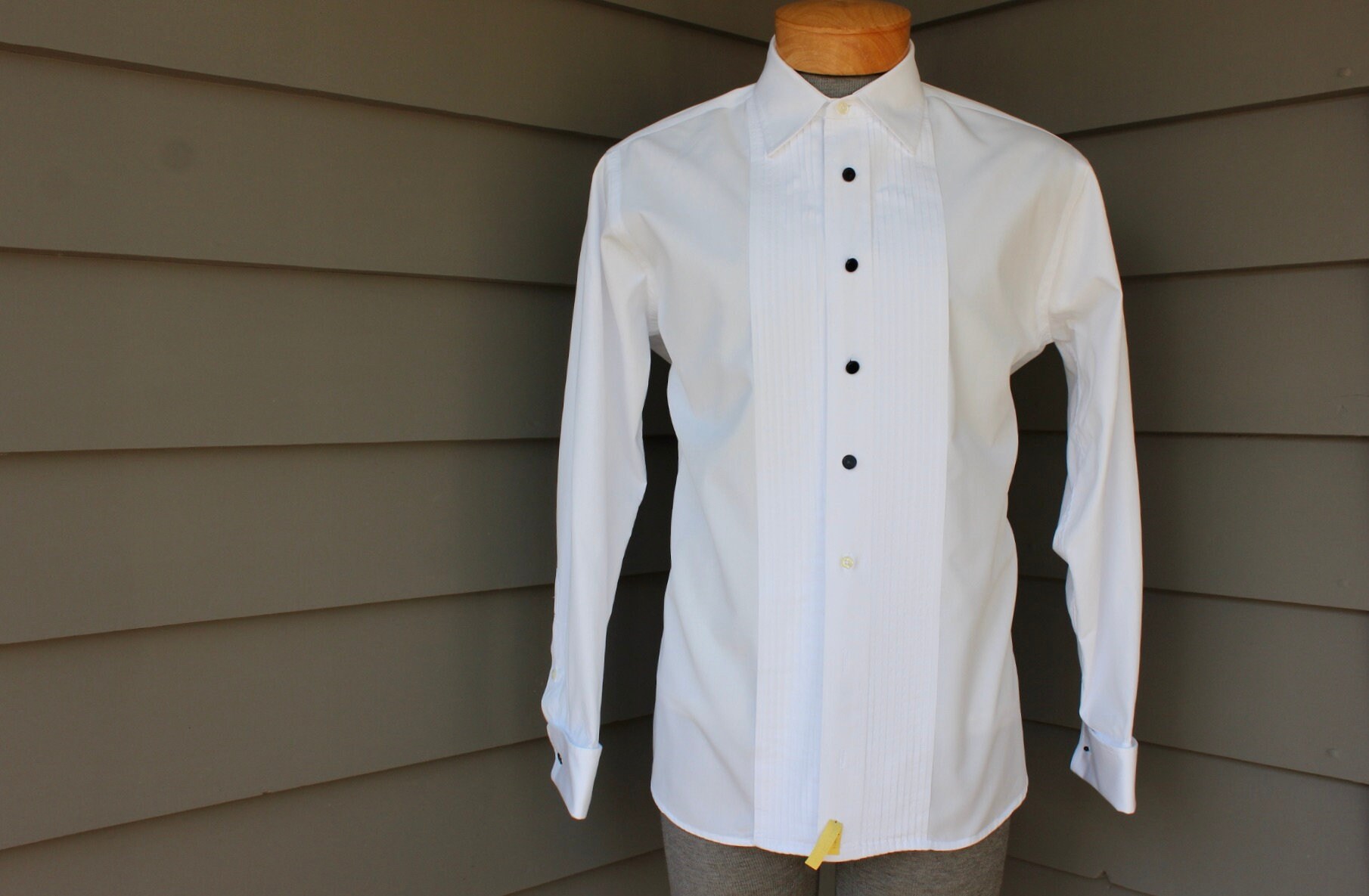 Gitman Bros For Rodes Louisville Tuxedo Long Sleeve Button Up Dress Shirt  16 34*