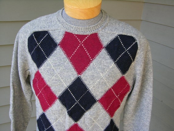 vintage 1970's -Stanley Blacker- Men's Shetland w… - image 1