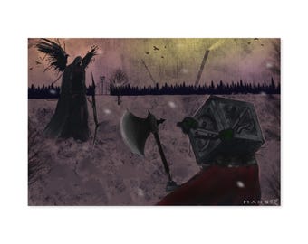 Mira hacia Winward / Firma digital incluida / Arte conmemorativo de Sleep Token