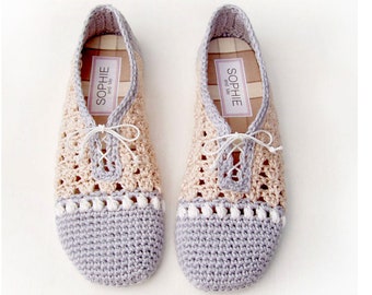 Pearl-Slippers - Crochet Pattern - Instant Download Pdf