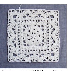 First Flower of the Year GrannySquare- Crochet Pattern - Instant Download Pdf