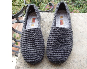 Plain Basic SC-Slippers Crochet Pattern - Instant Download