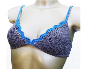 Lido Bikini Top or Bra - Crochet Pattern - Instant Download Pdf