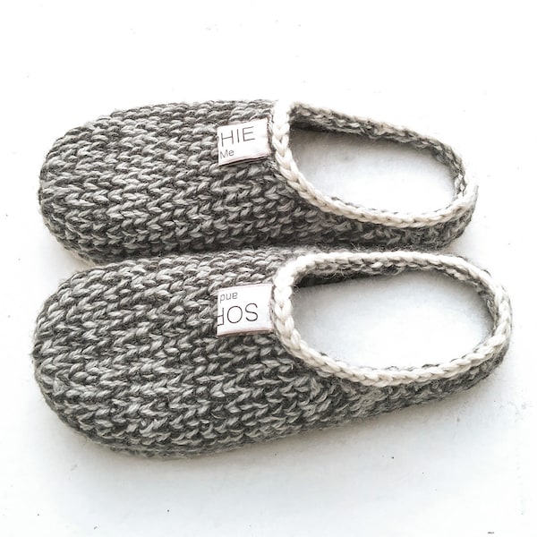 Crochet-Knit Slipper-Clogs - crochet pattern DIY - Instant Download Pdf