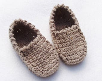 Baby Winter Loafers Crochet Pattern - Slippers - Instant Download Pdf