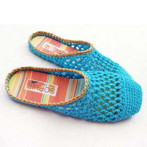 Slip-In Slipper Sandal crochet pattern Instant Download Pdf image 1