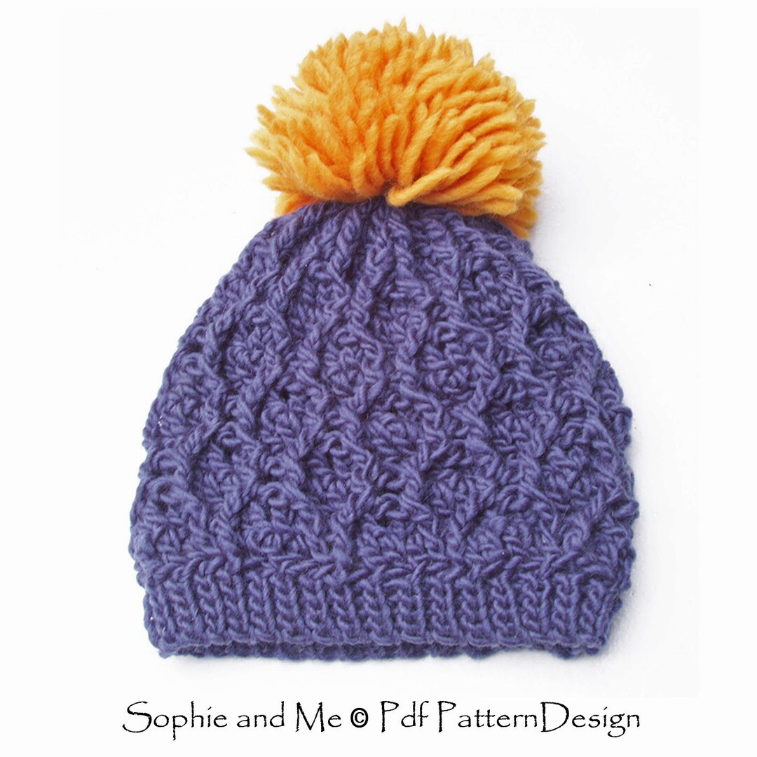 Hat Crochet Pattern Instant Download Etsy