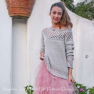 Portofino Sweater Crochet Pattern Instant Download Pdf doc. image 10