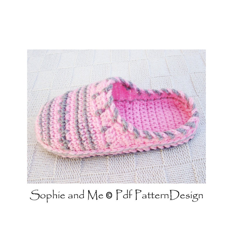 SWEATER CLOG-SLIPPERS Crochet Pattern Instant Download Pdf image 4