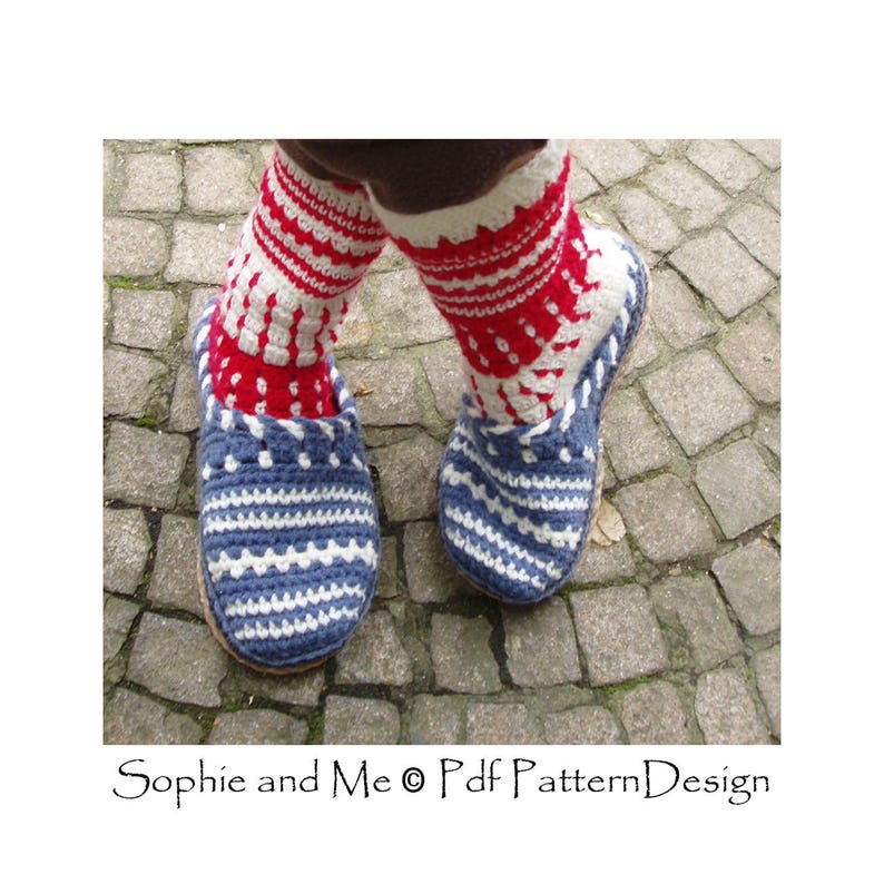 SWEATER CLOG-SLIPPERS Crochet Pattern Instant Download Pdf image 10