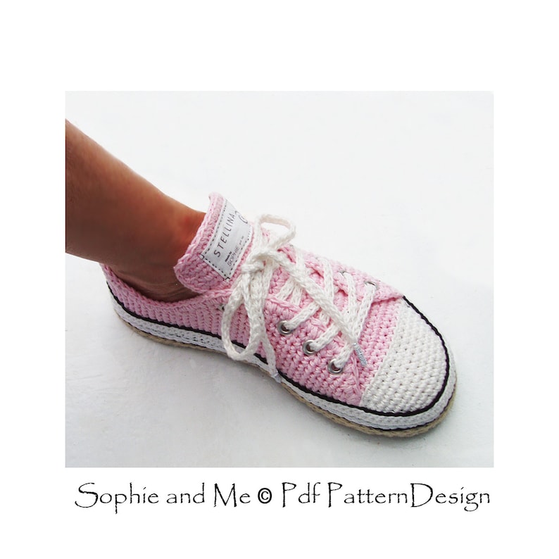 Sneaker Classics Crochet Pattern Instant Download Pdf image 8